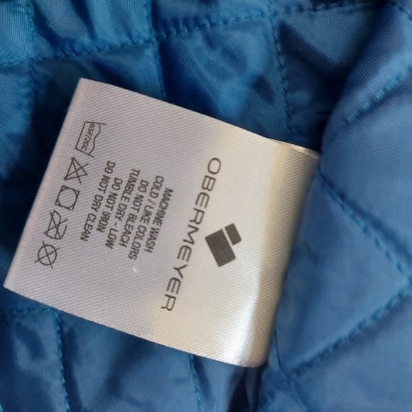 Obermeyer flannel quilted lining shirt jacket - Picture 7 of 11